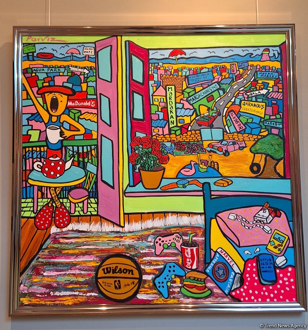 Игра в нарды, "палатка тою" и мейхана… - как удивляет художник Пярвиз Абасов (ФОТО)