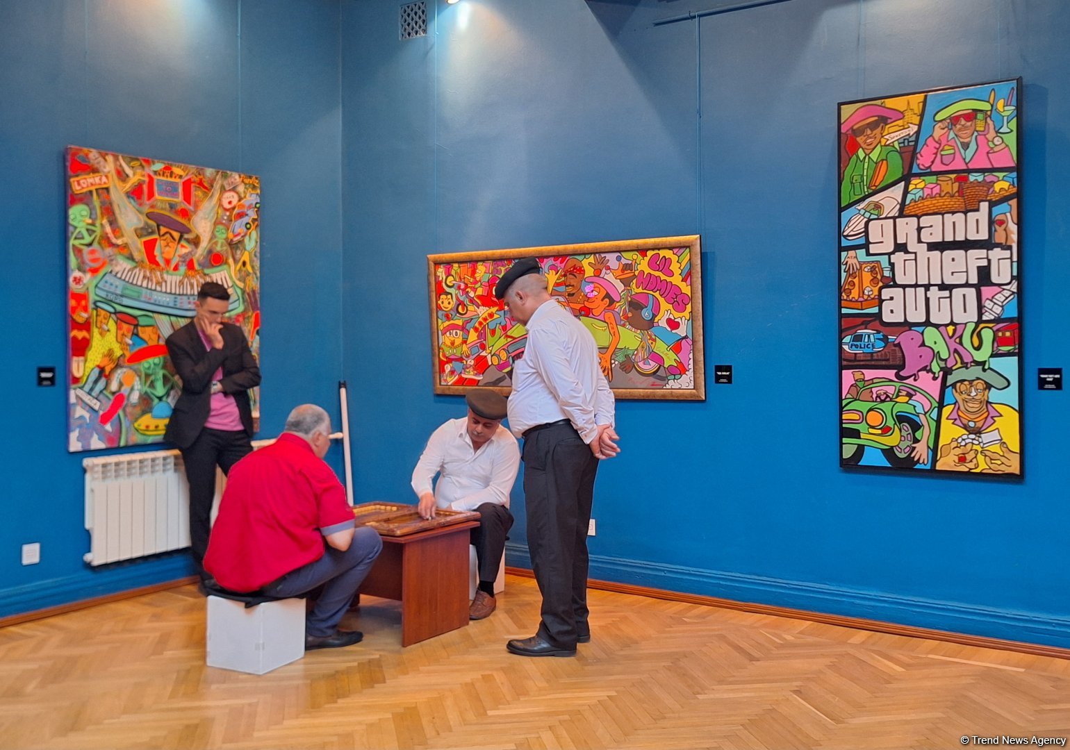 Игра в нарды, "палатка тою" и мейхана… - как удивляет художник Пярвиз Абасов (ФОТО)