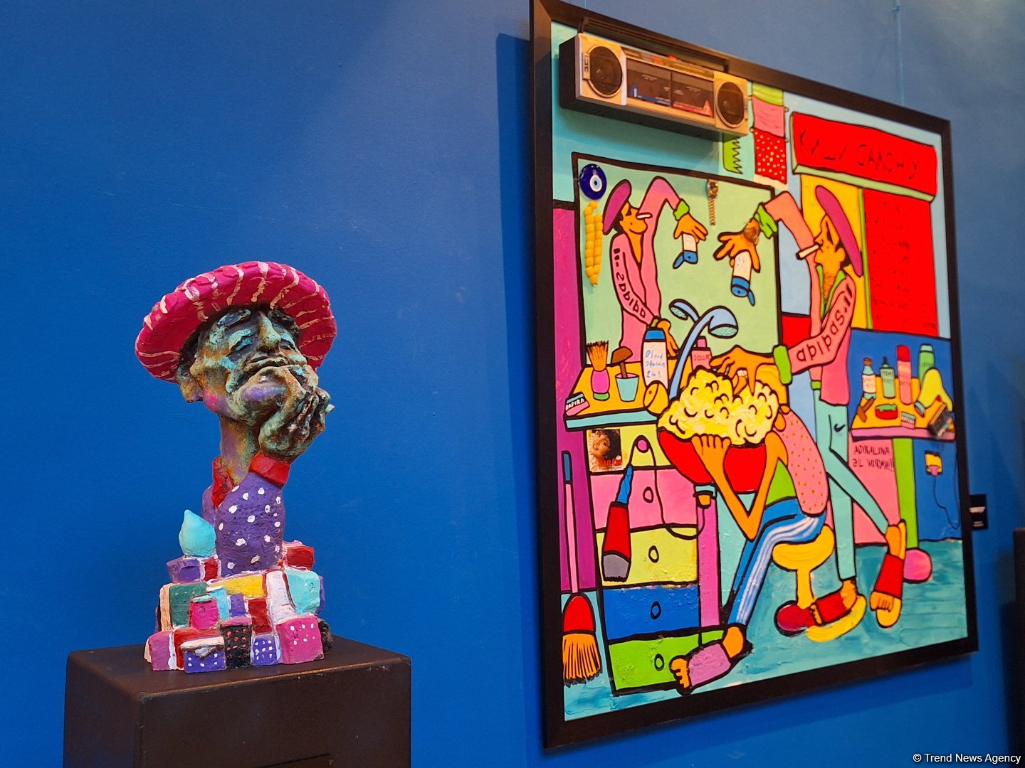 Игра в нарды, "палатка тою" и мейхана… - как удивляет художник Пярвиз Абасов (ФОТО)