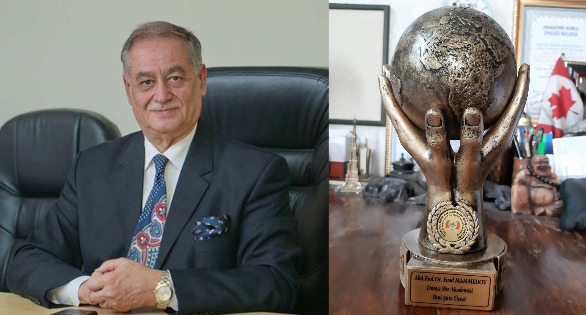 Фуад Мамедов награжден премией "Глобус" Всемирной академии слова