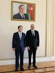 Президент Ильхам Алиев принял председателя Китайского народного общества дружбы с заграницей (ФОТО)
