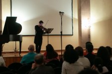 В Музейном центре состоялся концерт Хумай Гасымзаде и Глеба Хохлова (ФОТО)