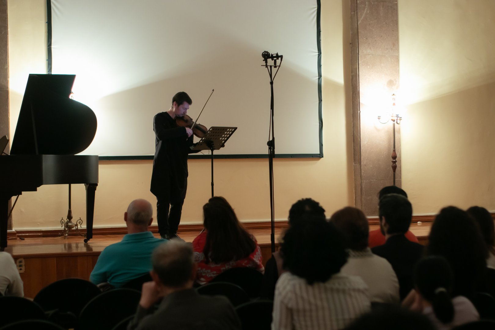 В Музейном центре состоялся концерт Хумай Гасымзаде и Глеба Хохлова (ФОТО)