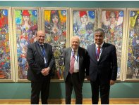 Заместитель генсека ООН и генсек ТЮРКСОЙ посетили мастерскую Сакита Мамедова в Баку (ФОТО)