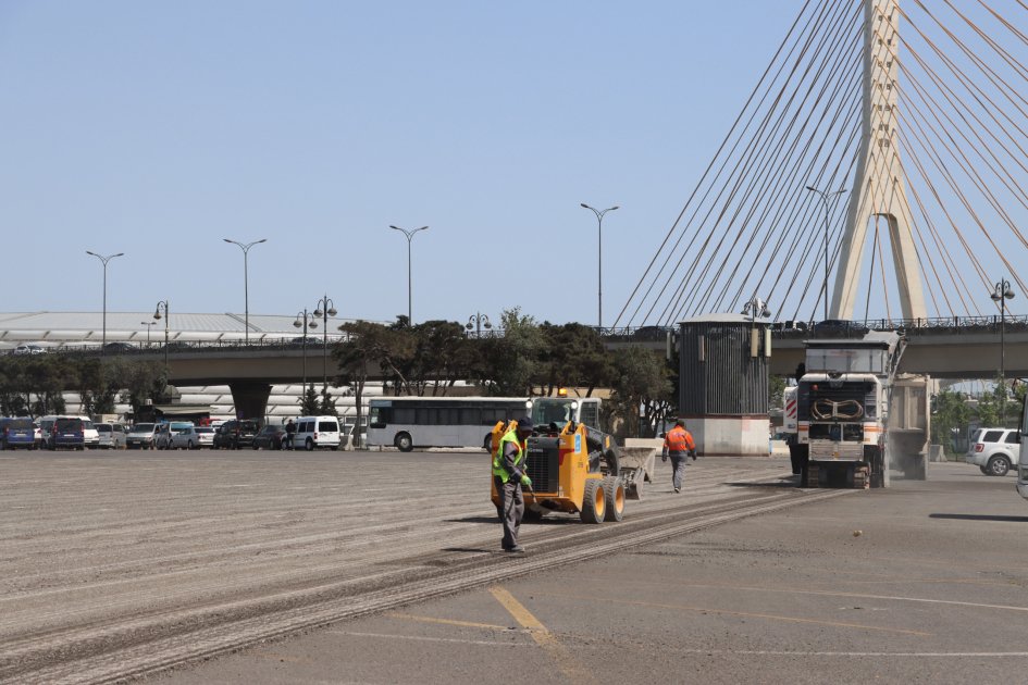 В Баку рядом со ст. метро "Кероглу" создается центр транспортного обмена (ФОТО)