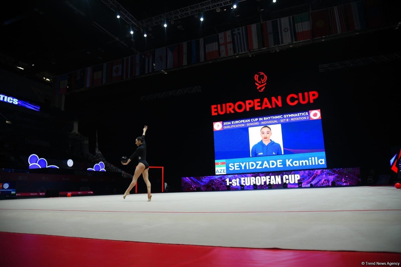 Зохра Агамирова вышла в два финала Кубка Европы по художественной гимнастике в Баку (ФОТО)