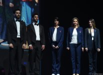 Кубок Европы в Баку: церемония награждения команд в групповых упражнениях (ФОТО)