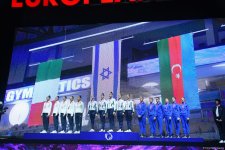 Кубок Европы в Баку: церемония награждения команд в групповых упражнениях (ФОТО)