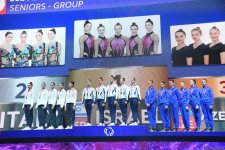 Кубок Европы в Баку: церемония награждения команд в групповых упражнениях (ФОТО)