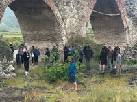 Норвежские путешественники ознакомились с Худаферинским мостом (ФОТО)