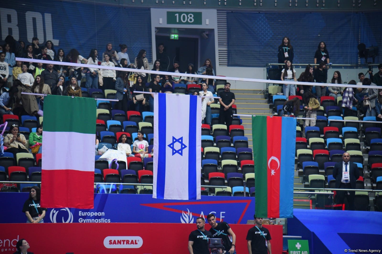 Кубок Европы в Баку: церемония награждения команд в групповых упражнениях (ФОТО)