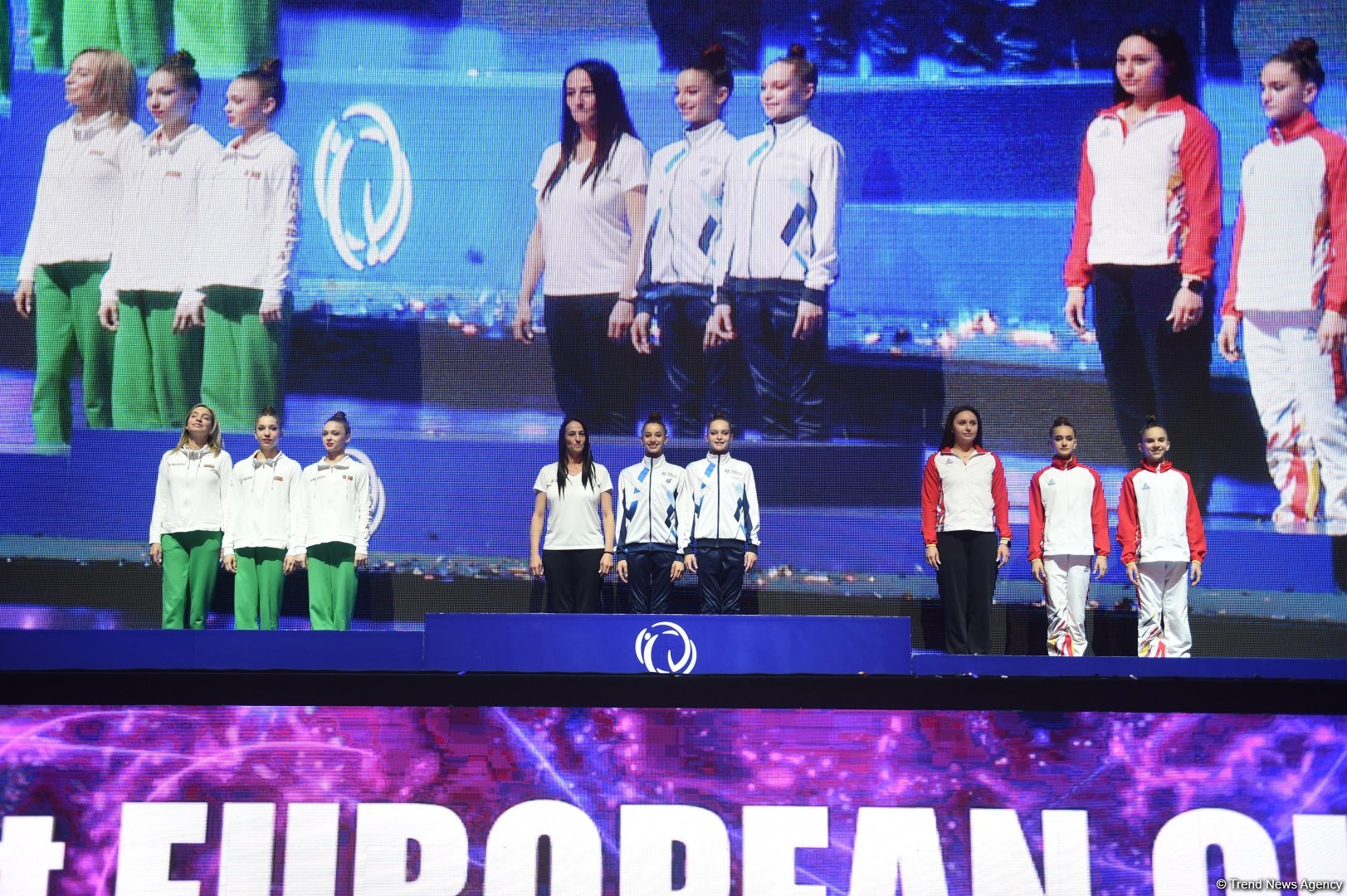 Кубок Европы в Баку: церемония награждения победителей в командном зачете (ФОТО)