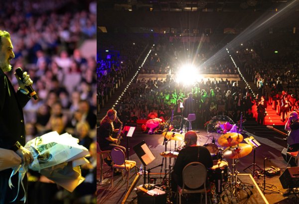 Потрясающий первый концерт Эльчина Азизова в Баку - море позитива, цветов и душевной атмосферы (ФОТО)