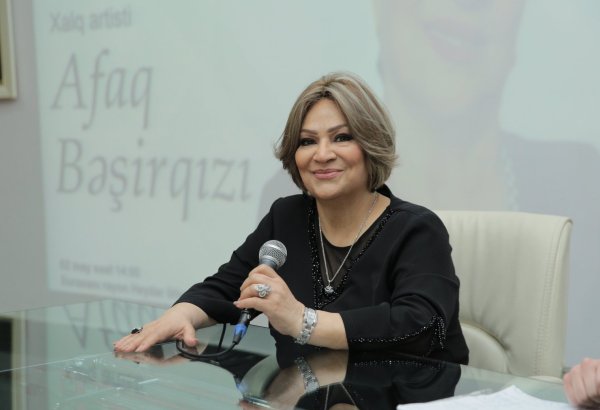 Встреча с Афаг Баширгызы: любимые спектакли, фильмы и роли (ФОТО)