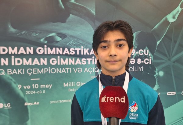 Соперники на открытом чемпионате Баку по мужской спортивной гимнастике были сильные – победитель соревнований