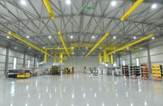 В Агдамском промышленном парке создается инфраструктурная сеть (ФОТО)