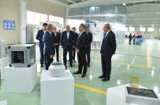 В Агдамском промышленном парке создается инфраструктурная сеть (ФОТО)