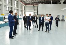 В Агдамском промышленном парке создается инфраструктурная сеть (ФОТО)