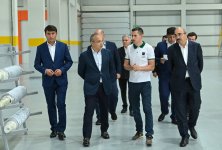 В Агдамском промышленном парке создается инфраструктурная сеть (ФОТО)