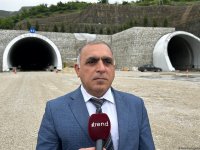 Представители СМИ ознакомились со строительными работами на автомобильной дороге Ахмедбейли-Физули-Шуша (ФОТО)