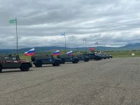 В Ходжалы состоялось мероприятие в связи с выводом российских миротворцев из Карабаха (ВИДЕО/ФОТО)