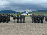 В Ходжалы состоялось мероприятие в связи с выводом российских миротворцев из Карабаха (ВИДЕО/ФОТО)