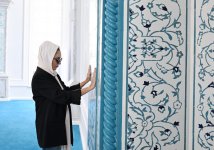 Президент Ильхам Алиев и Первая леди Мехрибан Алиева приняли участие в открытии Зангиланской мечети (ФОТО/ВИДЕО)