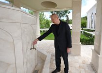 Президент Ильхам Алиев и Первая леди Мехрибан Алиева приняли участие в открытии Зангиланской мечети (ФОТО/ВИДЕО)
