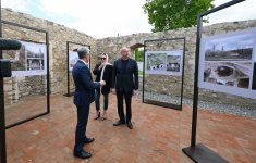 Президент Ильхам Алиев и Первая леди Мехрибан Алиева приняли участие в открытии Зангиланской мечети (ФОТО/ВИДЕО)