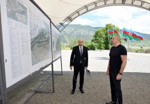 Президент Ильхам Алиев заложил фундамент поселка Миндживан Зангиланского района (ФОТО/ВИДЕО)