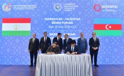 Таджикистан и Азербайджан подписали ряд документов о сотрудничестве (ФОТО)