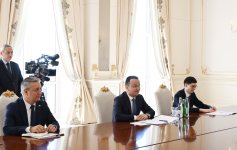 Президент Ильхам Алиев принял министра инвестиций, промышленности и торговли Узбекистана (ВИДЕО/ФОТО)