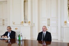 Президент Ильхам Алиев принял министра инвестиций, промышленности и торговли Узбекистана (ВИДЕО/ФОТО)