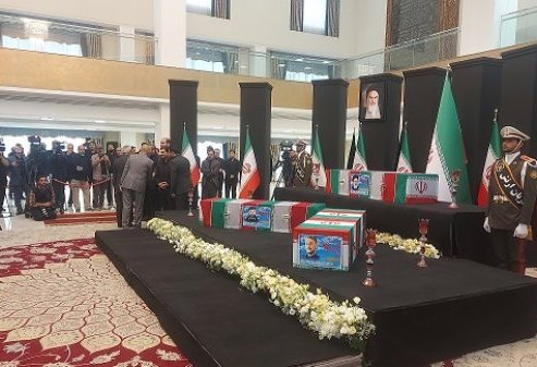 В Тегеране прошла церемония прощания с Президентом Ирана с участием иностранных официальных лиц