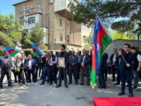 В Сумгайыте прошли церемония прощания и похороны шехида I Карабахской войны Джавида Алекперова (ВИДЕО/ФОТО)