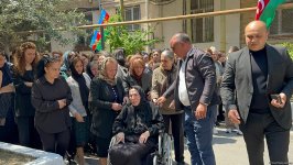 В Сумгайыте прошли церемония прощания и похороны шехида I Карабахской войны Джавида Алекперова (ВИДЕО/ФОТО)