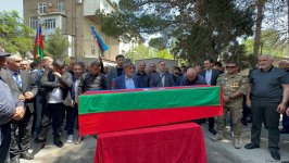 В Сумгайыте прошли церемония прощания и похороны шехида I Карабахской войны Джавида Алекперова (ВИДЕО/ФОТО)