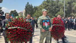 В Сумгайыте прошли церемония прощания и похороны шехида I Карабахской войны Джавида Алекперова (ВИДЕО/ФОТО)