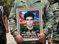 В Сумгайыте простились с шехидом Первой Карабахской войны Эльмеддином Аббасовым (ВИДЕО/ФОТО)