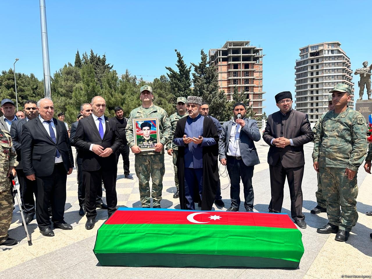 В Сумгайыте простились с шехидом Первой Карабахской войны Эльмеддином Аббасовым (ВИДЕО/ФОТО)