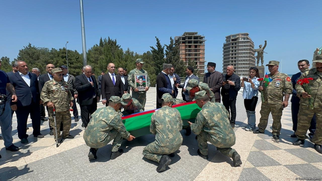 В Сумгайыте простились с шехидом Первой Карабахской войны Эльмеддином Аббасовым (ВИДЕО/ФОТО)