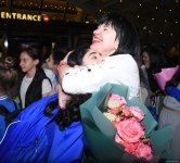 Азербайджанские гимнастки вернулись на родину с "бронзой" чемпионата Европы (ФОТО)