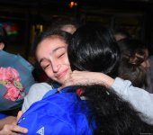 Азербайджанские гимнастки вернулись на родину с "бронзой" чемпионата Европы (ФОТО)