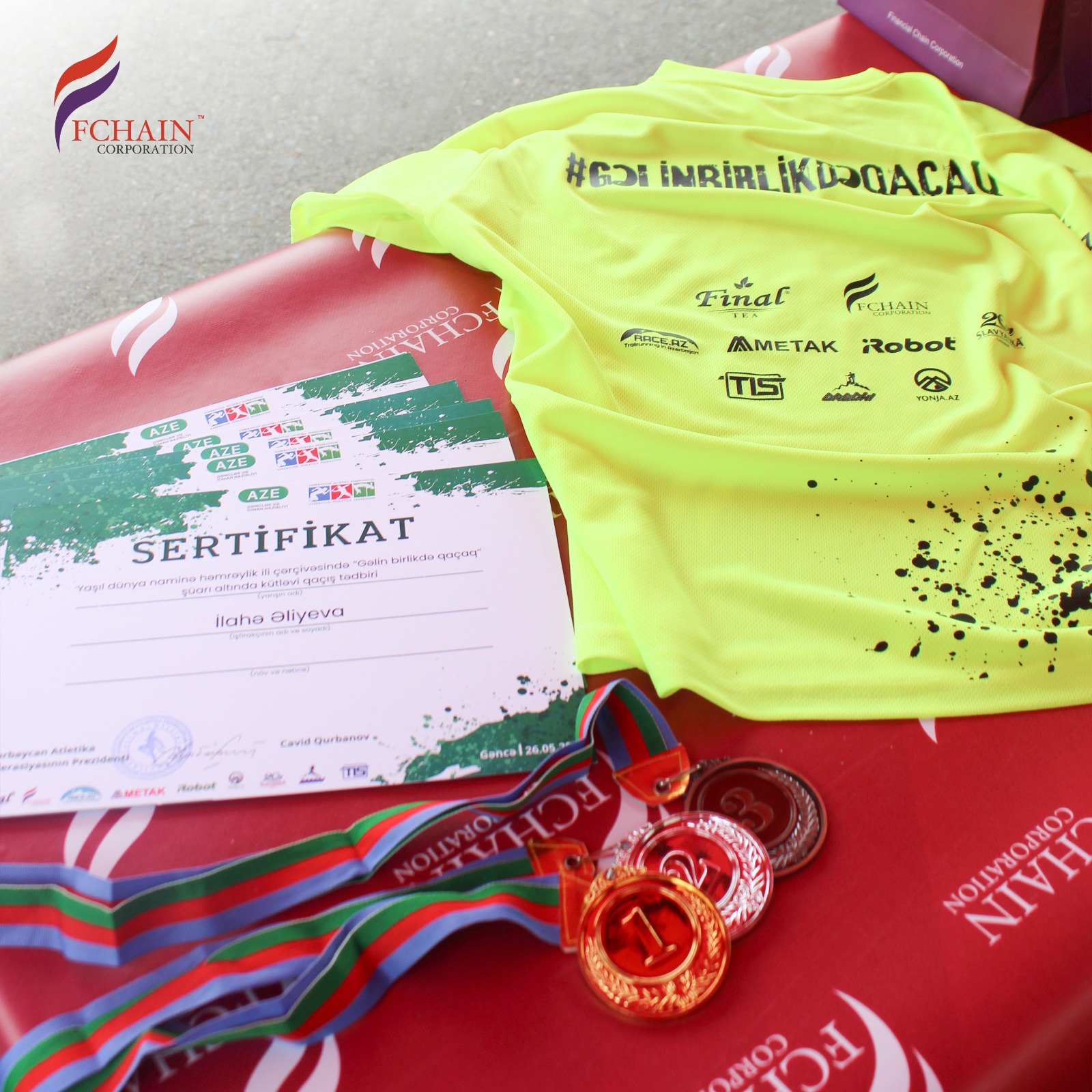 FCHAIN ​​поддержала Гянджинский марафон (ФОТО)