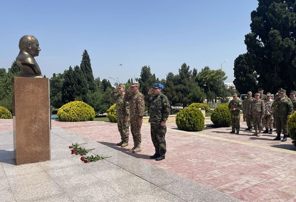 Организована ознакомительная поездка военных атташе в Н-скую воинскую часть минобороны Азербайджана (ФОТО)