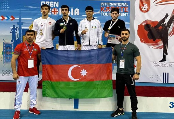 Азербайджанские каратисты завоевали 13 медалей на турнире Open Georgia (ФОТО)