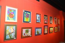 Безграничная фантазия учащихся Leonardo Art School Baku – калейдоскоп ярких красок на выставке в Баку (ФОТО)