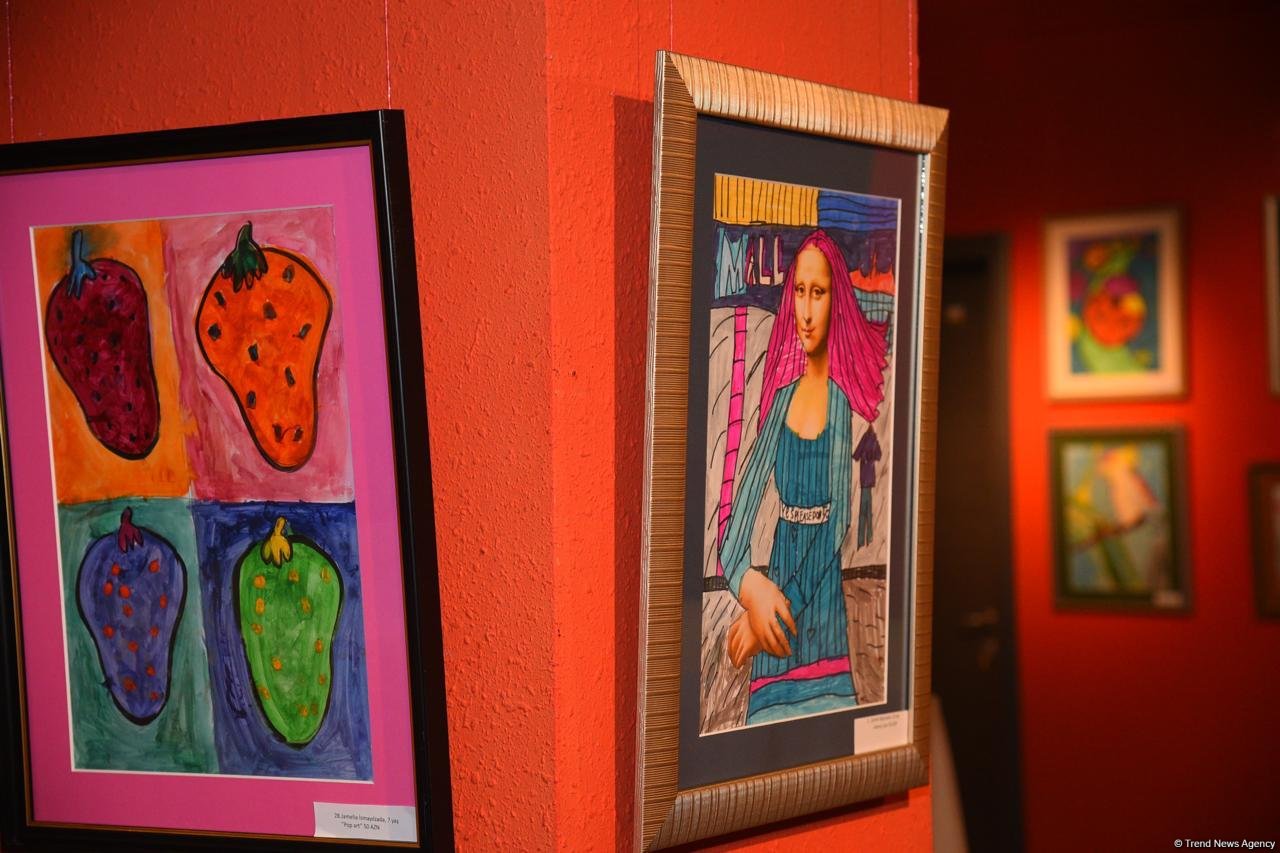 Безграничная фантазия учащихся Leonardo Art School Baku – калейдоскоп ярких красок на выставке в Баку (ФОТО)