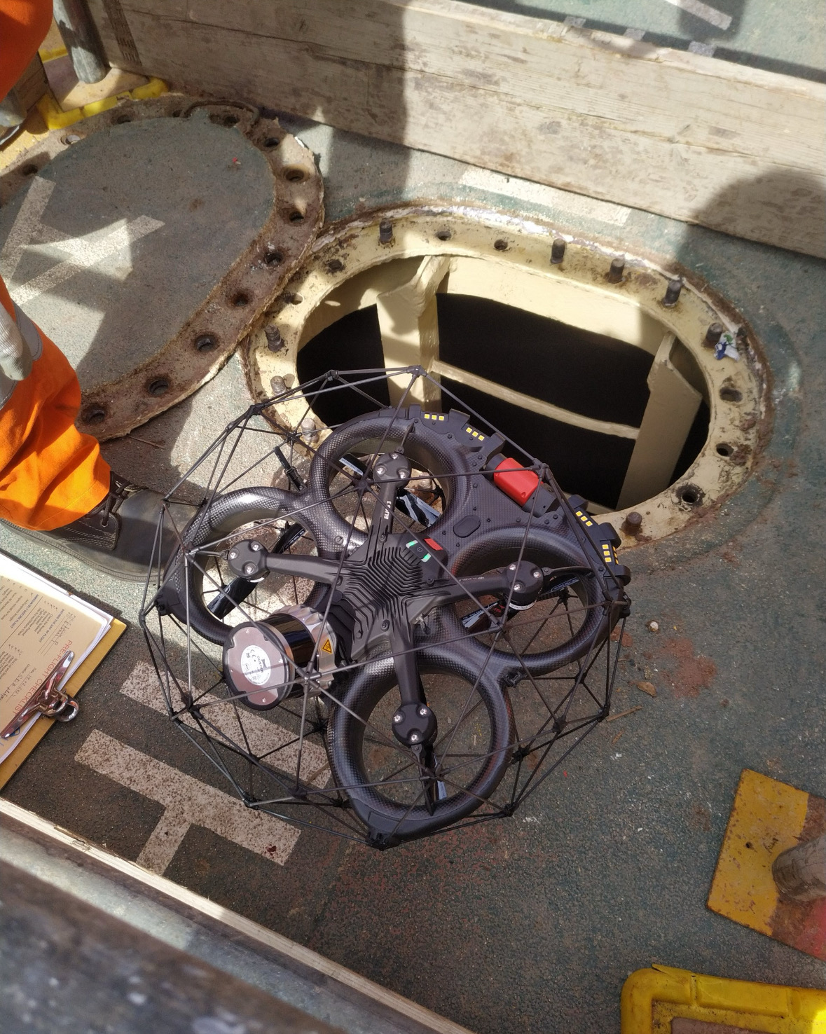 Компания bp впервые использовала дрон Elios 3 на платформе Shah Deniz Alpha (ФОТО)