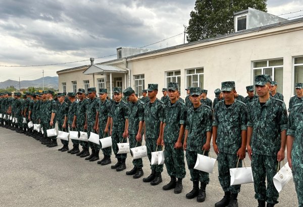В Губадлинском районе прошла встреча с пограничниками (ФОТО)
